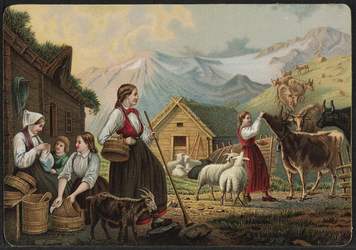 Setermotiv Wall Art by Knud Larsen Bergslien - High-Resolution Digital Print