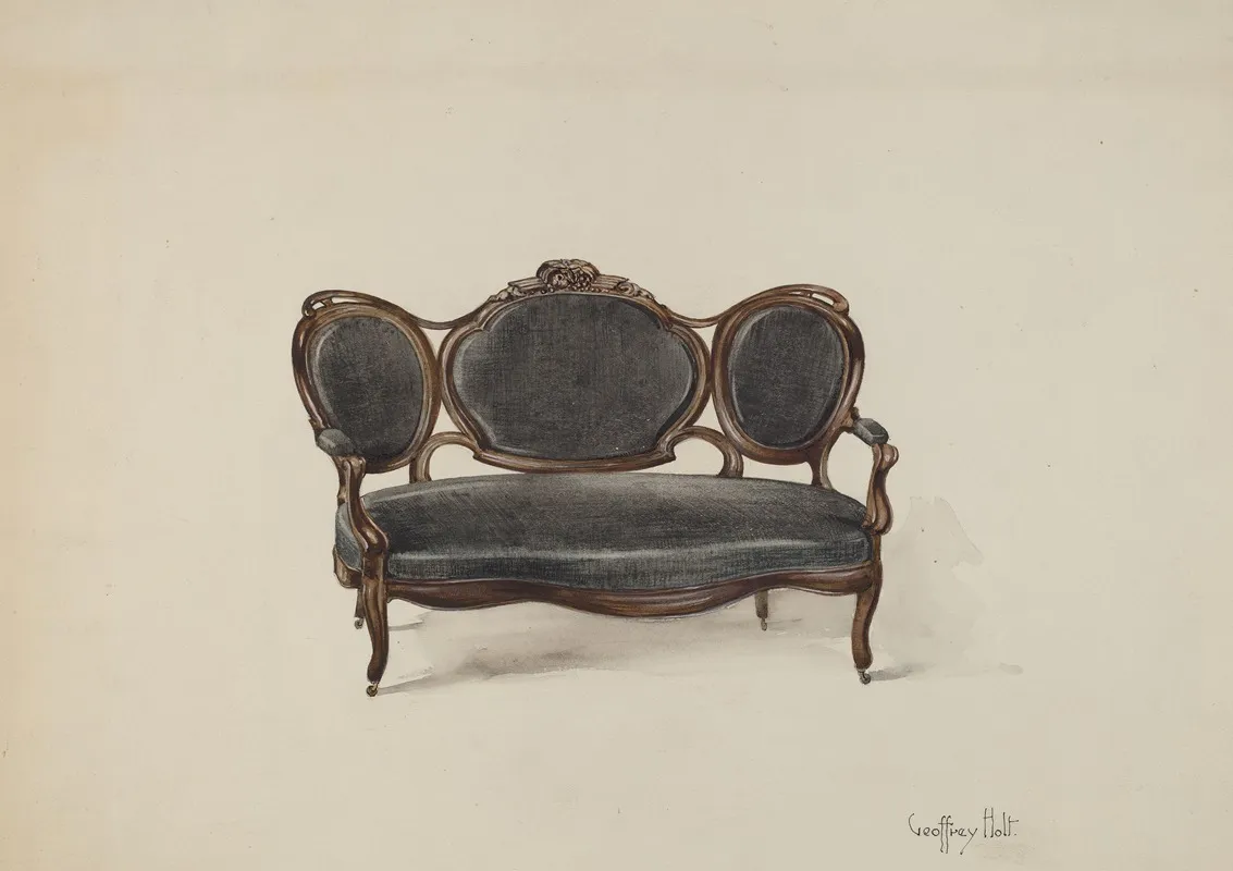 Settee Walnut