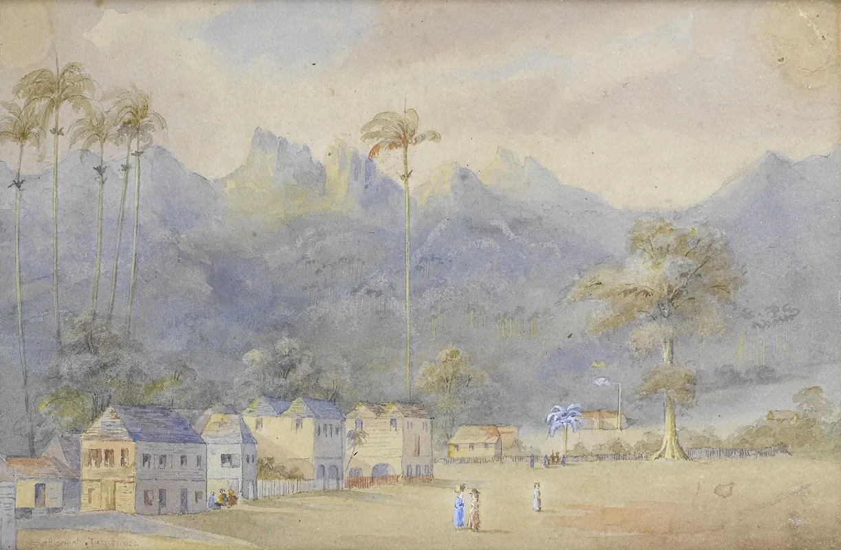 Settlement Tahiti Wall Art by Richard Heys - High-Resolution Digital Print