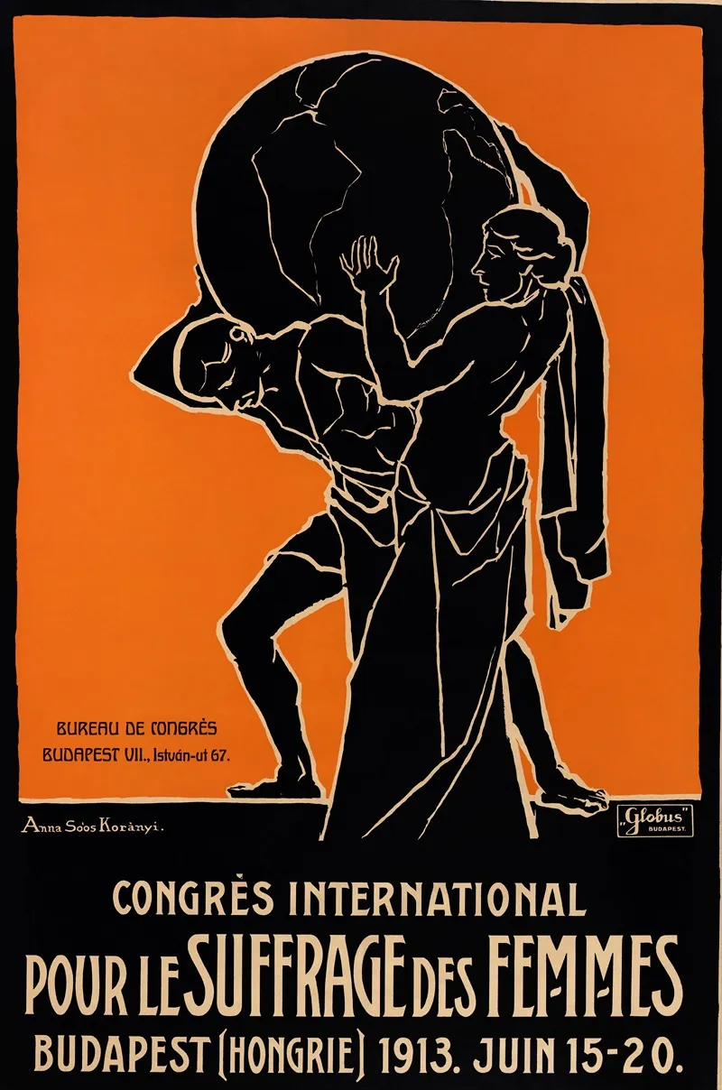 Seventh Conference Of The International Woman Suffrage Alliance Wall Art by Anna Soós Korànyi - High-Resolution Digital Print