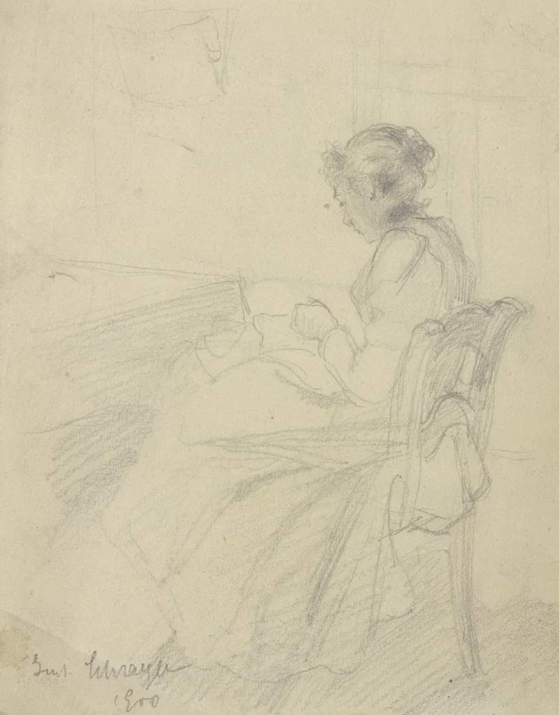 Sewing Woman