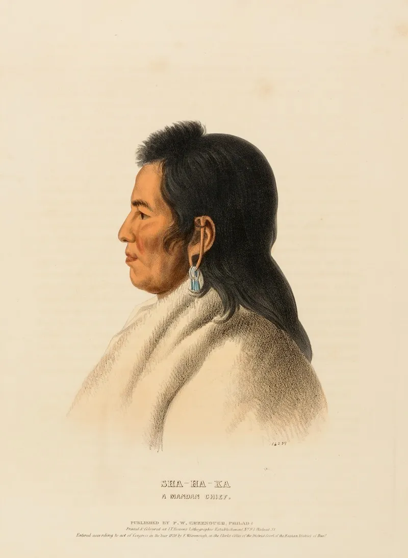 Sha Ha Ka A Mandan Chief