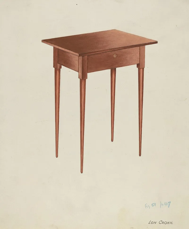 Shaker Candle Table