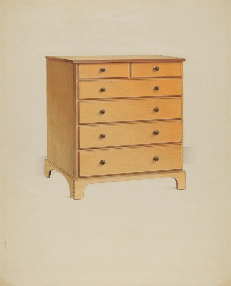 Shaker Chest Of Drawers 7