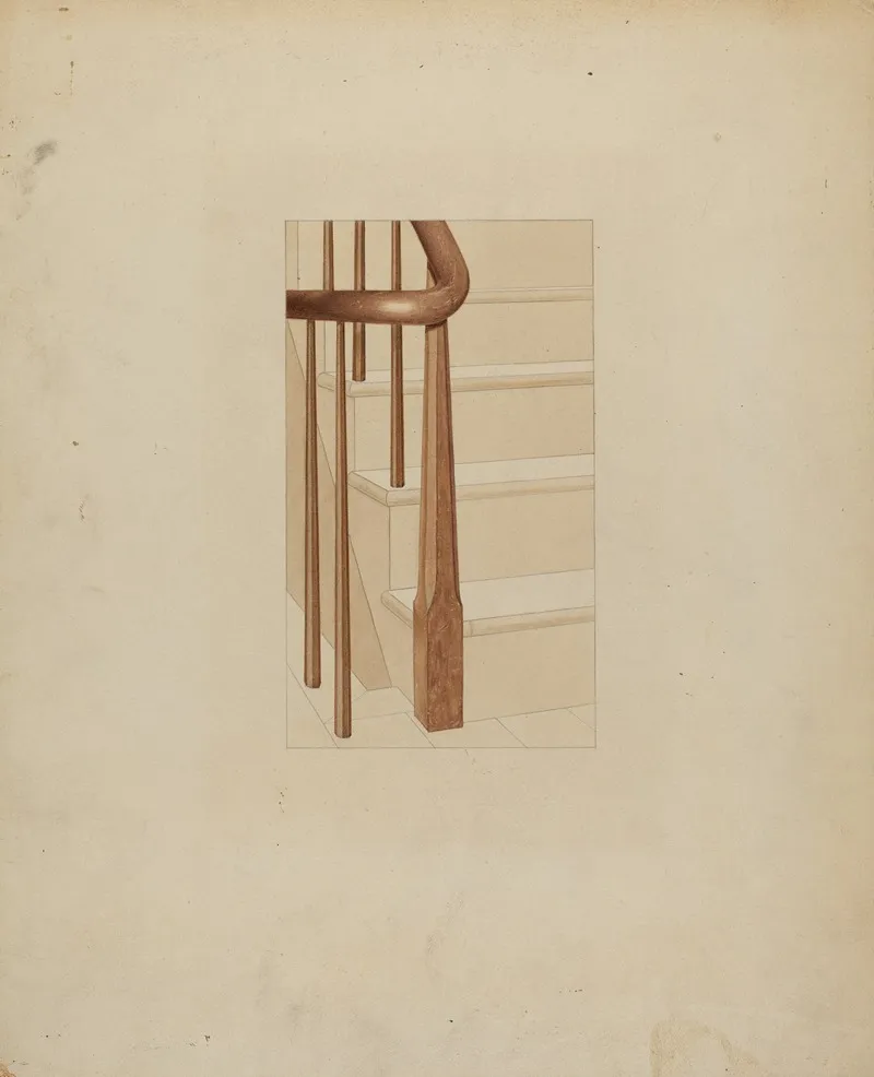 Shaker Newel Post 3