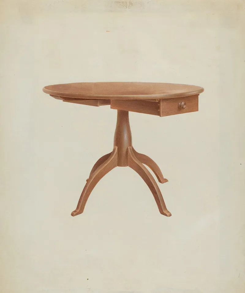 Shaker Round Table