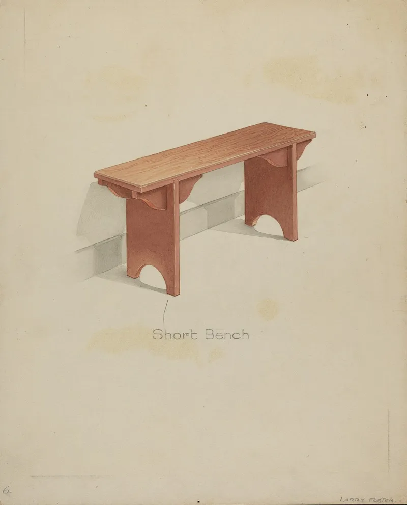 Shaker Short Bench