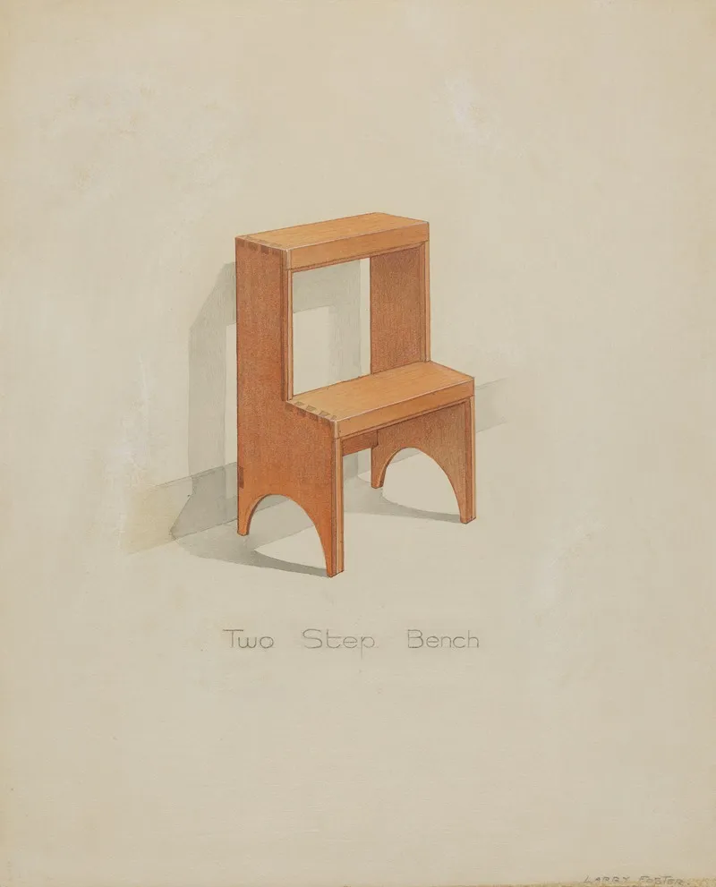 Shaker Two Step Bench