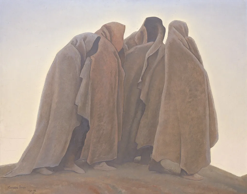 Shapes Of Fear Wall Art by Maynard Dixon - High-Resolution Digital Print
