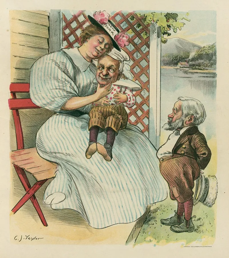 She Has A Presidential Pet Of Her Own Wall Art by Charles Jay Taylor - High-Resolution Digital Print