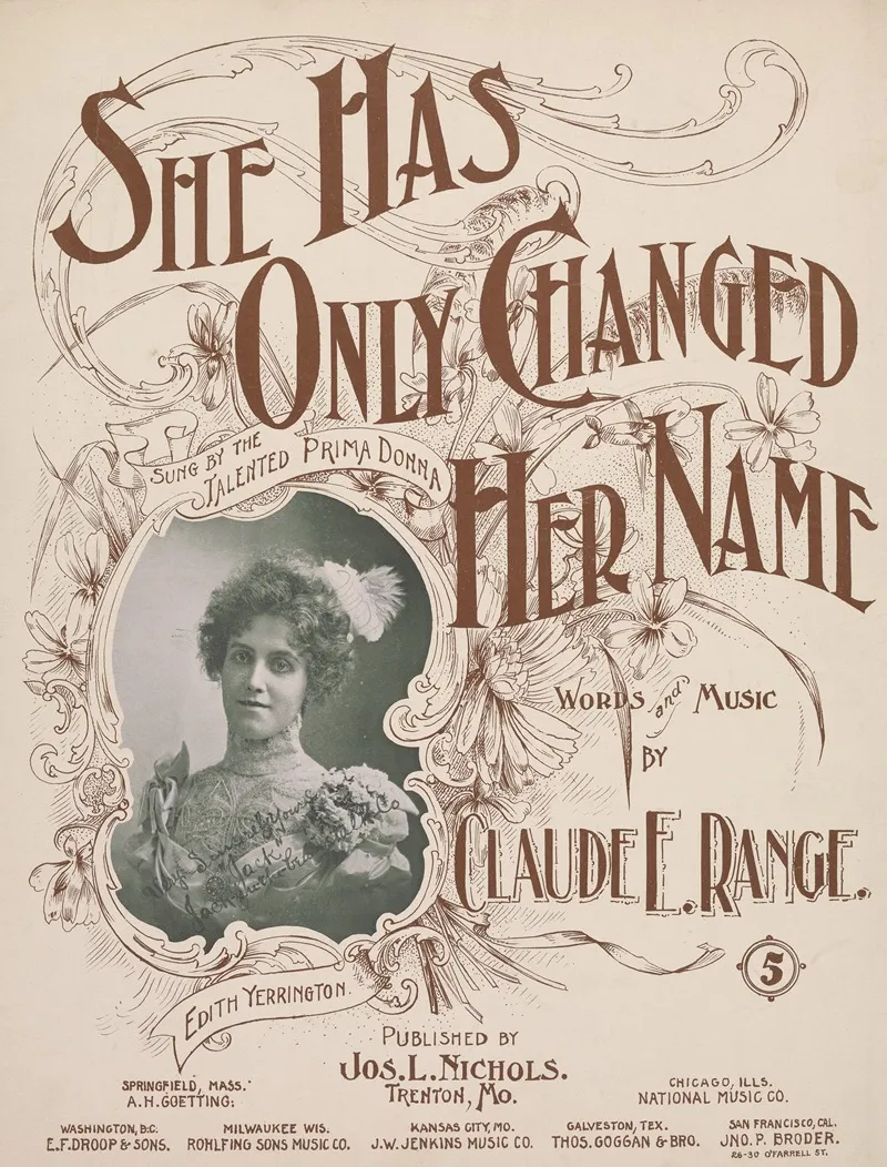 She Has Only Changed Her Name Wall Art by Anonymous - High-Resolution Digital Print
