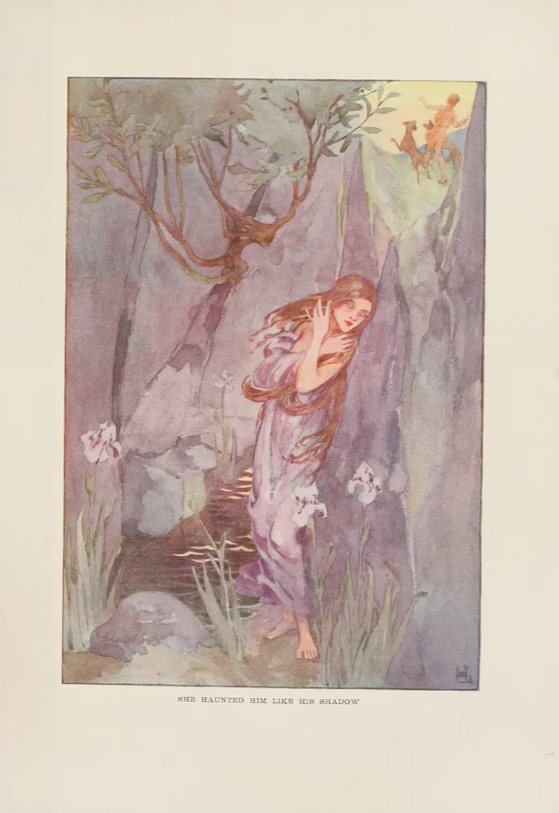 She Haunted Him Like His Shadow Wall Art by Helen Stratton - High-Resolution Digital Print