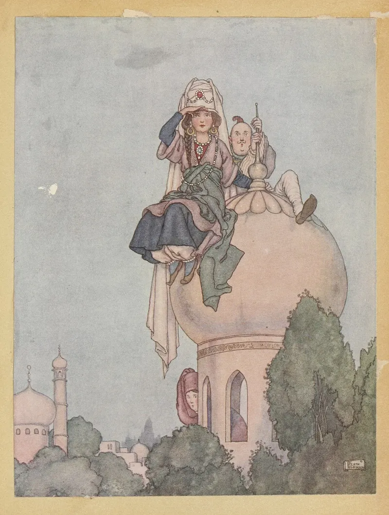 She Sat The Live Long Day Upon The Roof Of Her Palace Expecting Him