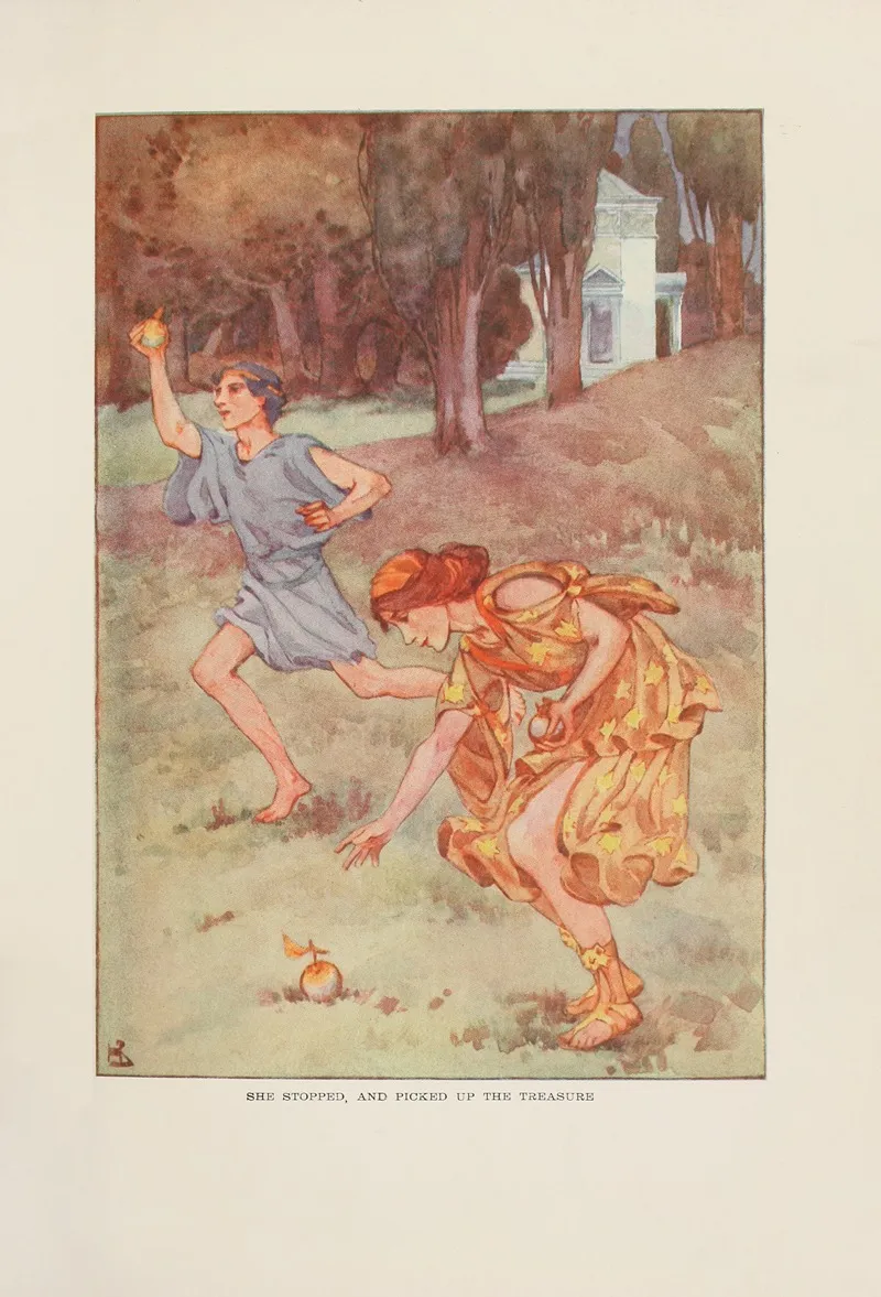 She Stopped And Picked Up The Treasure Wall Art by Helen Stratton - High-Resolution Digital Print