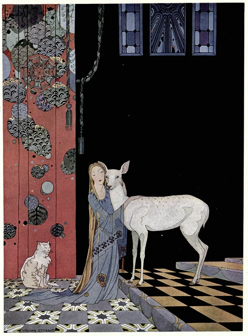 She Threw Her Arms Around The Neck Of Bonne Biche