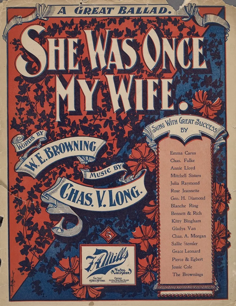 She Was Once My Wife Wall Art by Anonymous - High-Resolution Digital Print