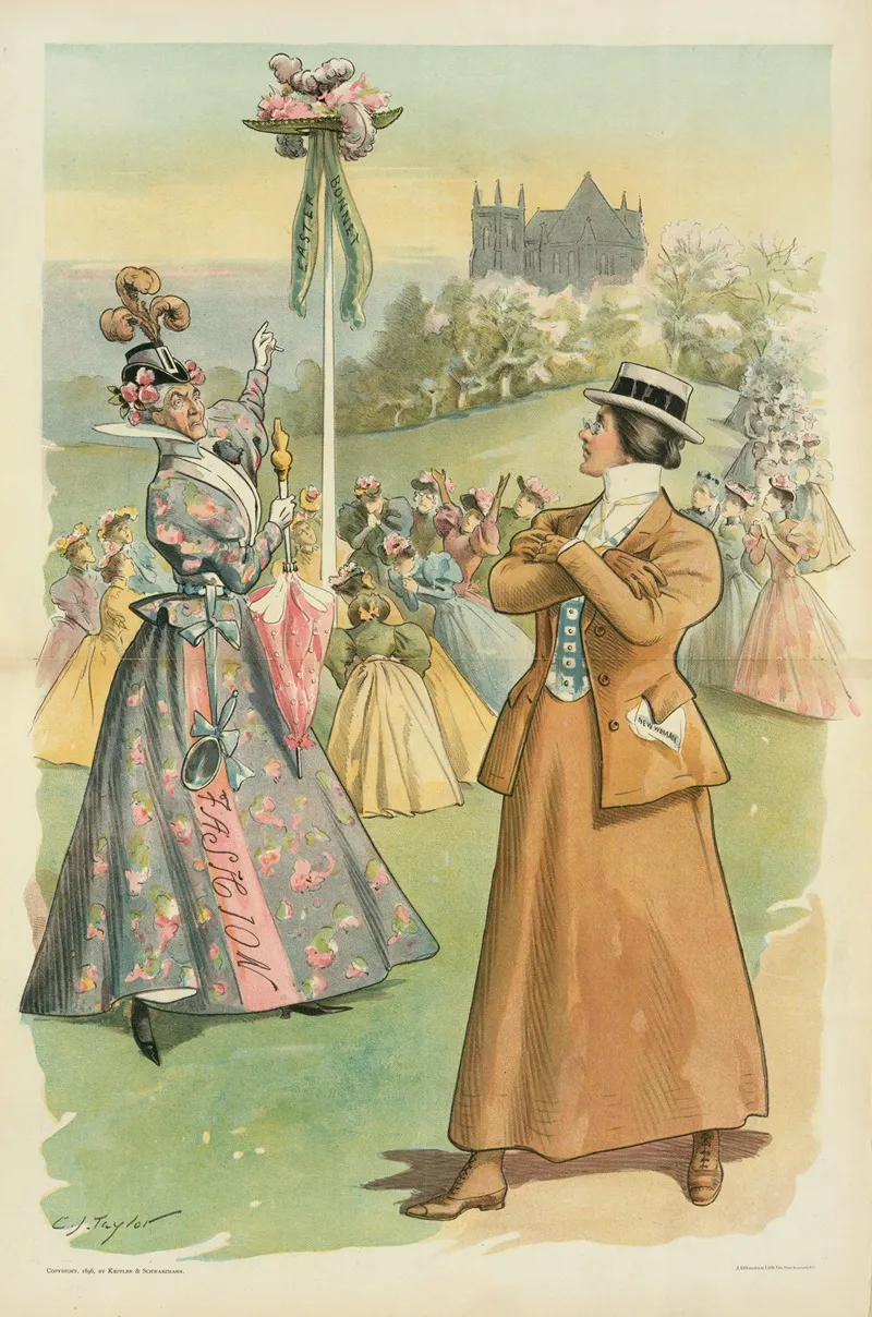 She Wont Bow To The Hat Wall Art by Charles Jay Taylor - High-Resolution Digital Print