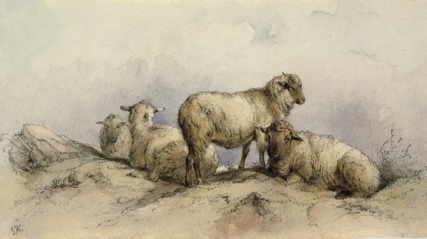Sheep In A Landscape
