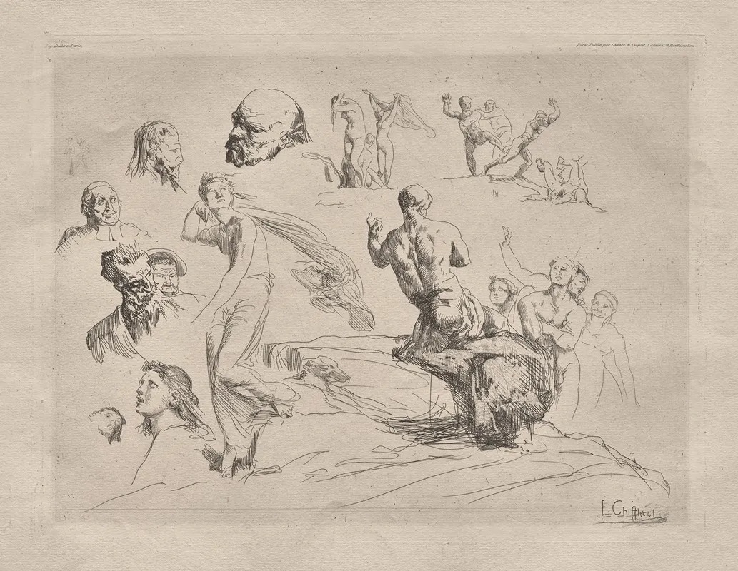 Sheet Of Sketches 6