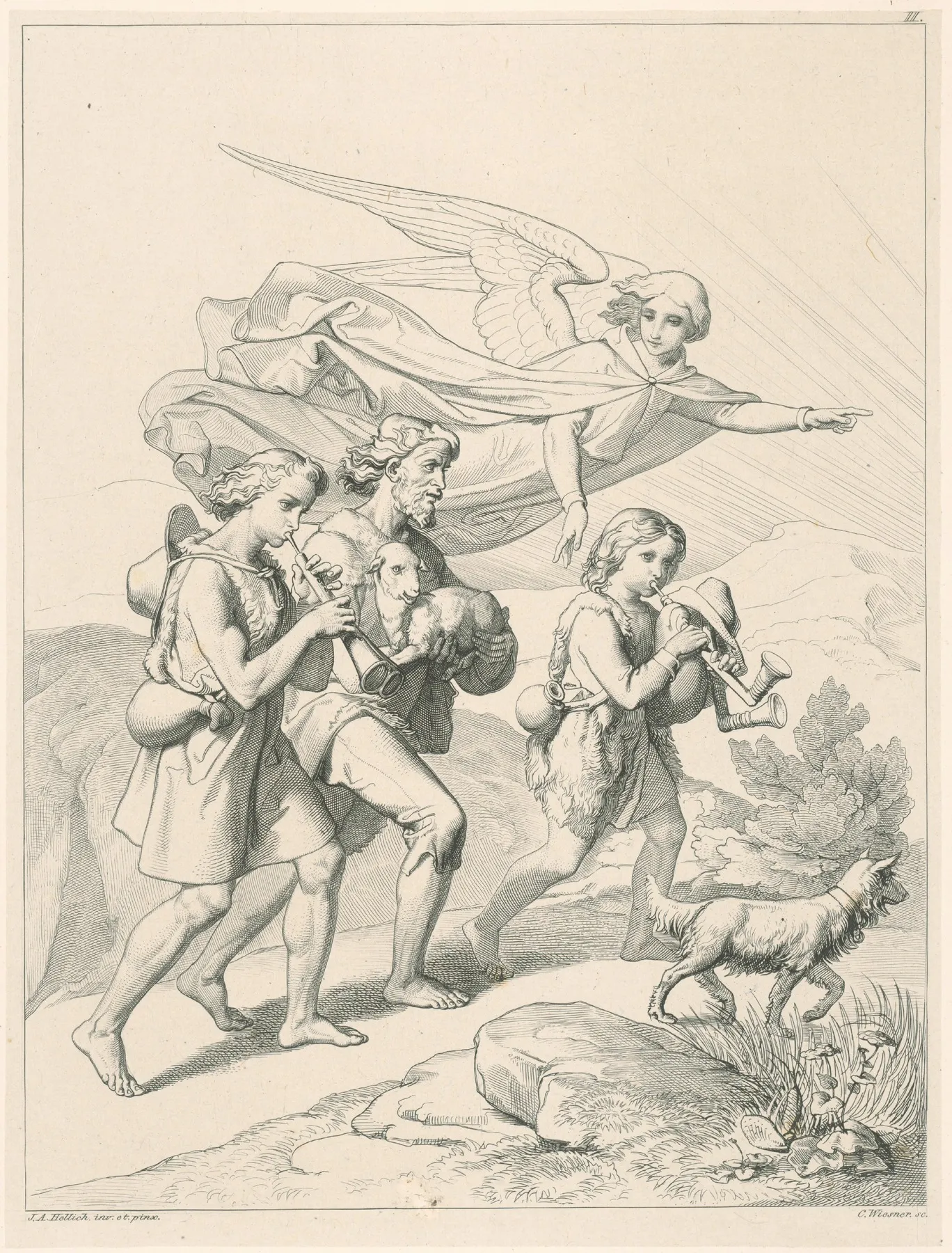 Shepherds Travel To Bethlehem Wall Art by Konrád Wiesner - High-Resolution Digital Print
