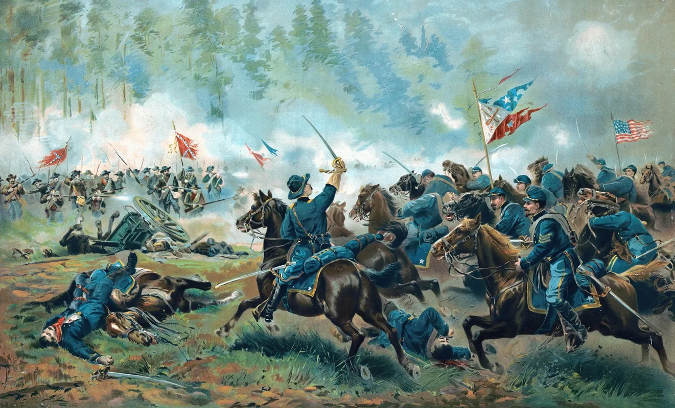 Sheridans Charge At Winchester
