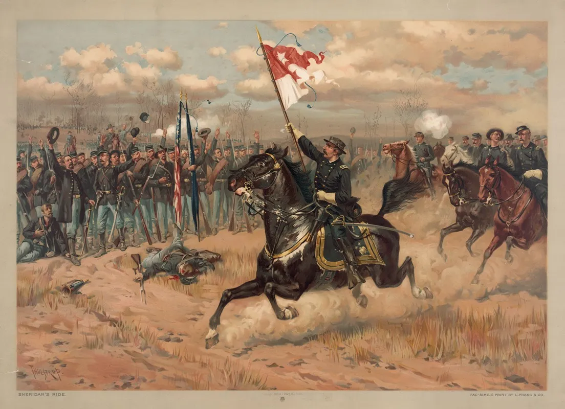 Sheridans Ride Wall Art by Thure de Thulstrup - High-Resolution Digital Print