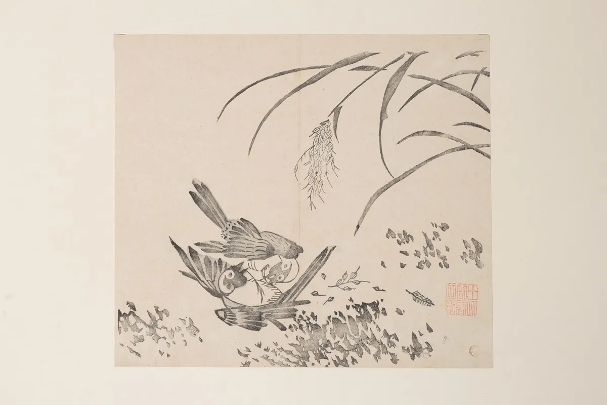 Shi Zhu Zhai Pl 34 Wall Art by Anonymous - High-Resolution Digital Print