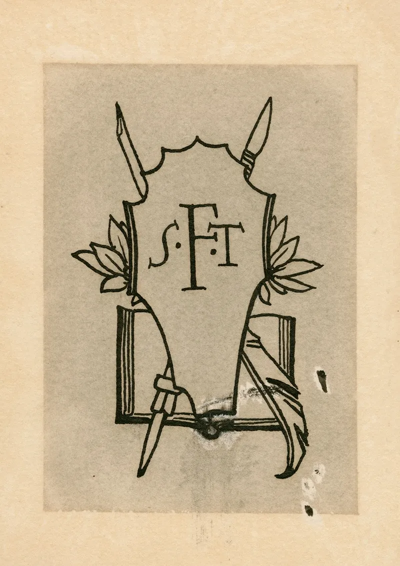 Shield Design From Prefatory Materials Of Bells Decorated Edition Of The Tempest