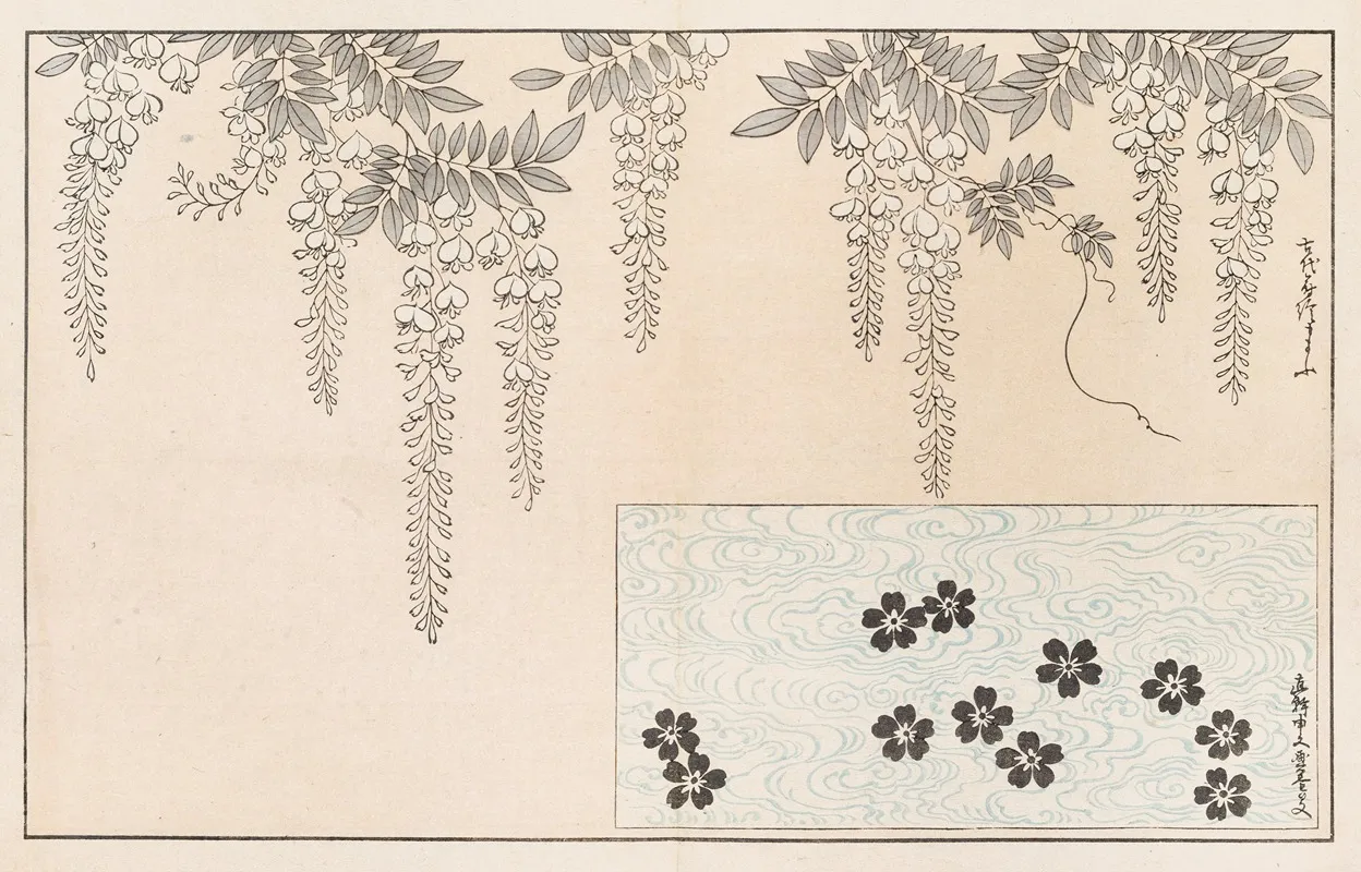 Shinsen Moyo No Shiori Pl 04 Wall Art by Rokkaku Shisui - High-Resolution Digital Print