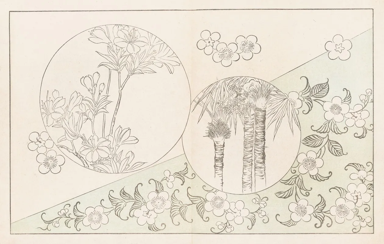 Shinsen Moyo No Shiori Pl 14 Wall Art by Rokkaku Shisui - High-Resolution Digital Print