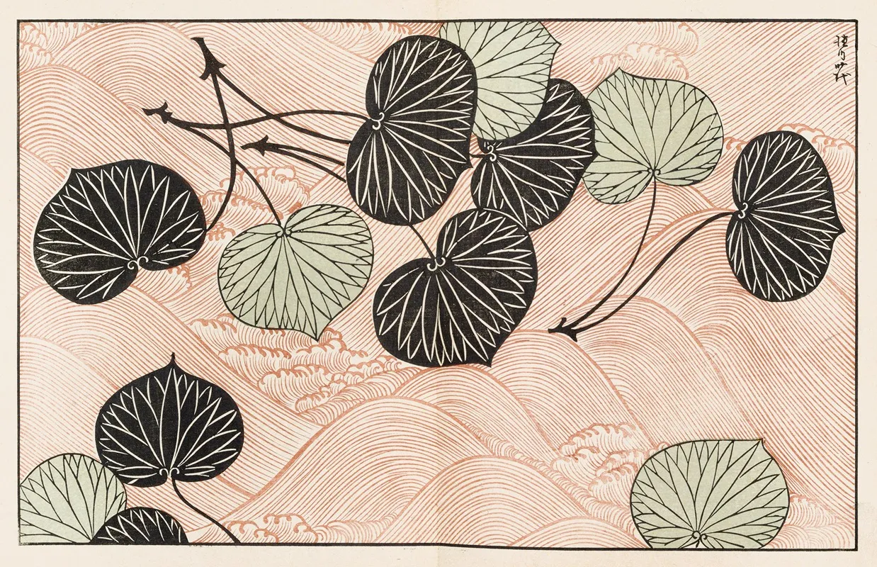 Shinsen Moyo No Shiori Pl 17 Wall Art by Rokkaku Shisui - High-Resolution Digital Print