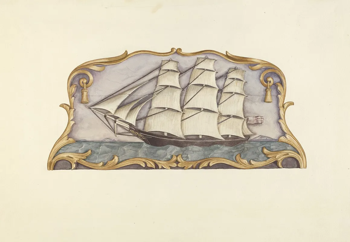 Ship Carvers Sign Wall Art by Dorothy Hay Jensen - High-Resolution Digital Print