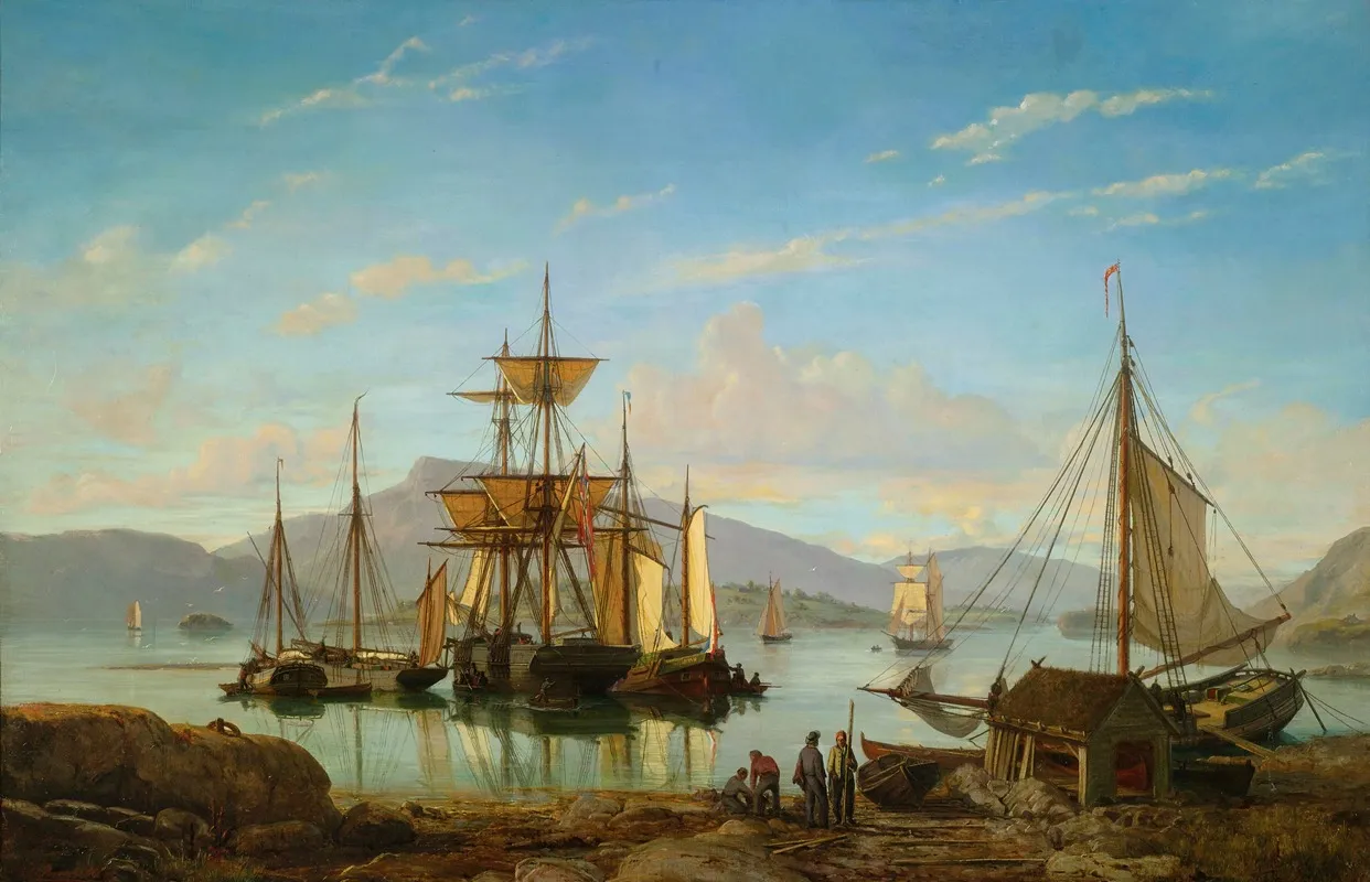 Ships In A Harbor