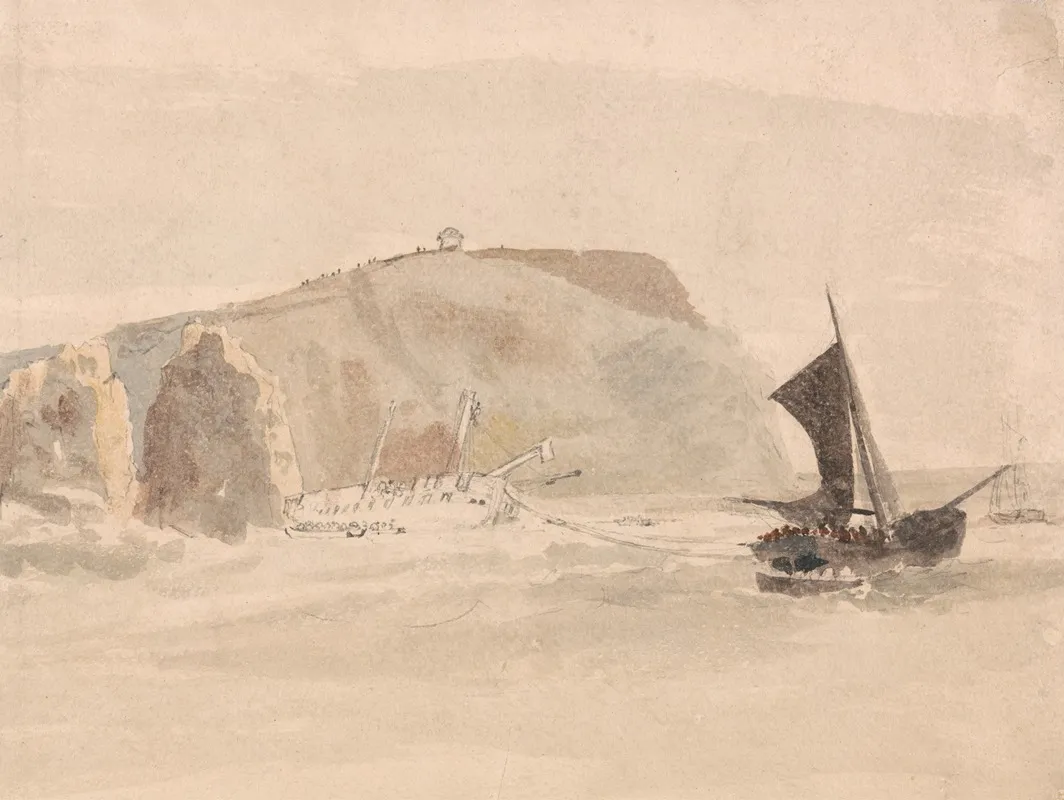 Shipwreck Off The Needles Isle Of Wight