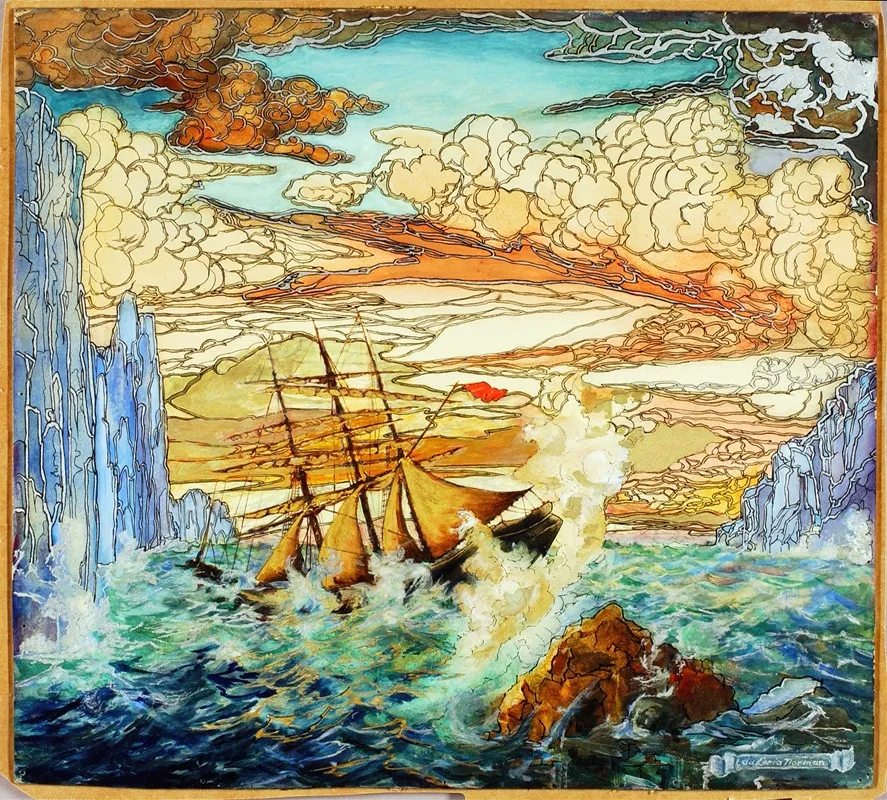 Shipwreck Wall Art by Da Loria Norman - High-Resolution Digital Print