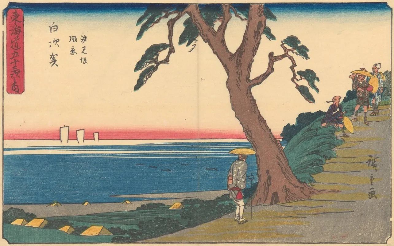 Shirasuka 2 Wall Art by Utagawa Hiroshige - High-Resolution Digital Print