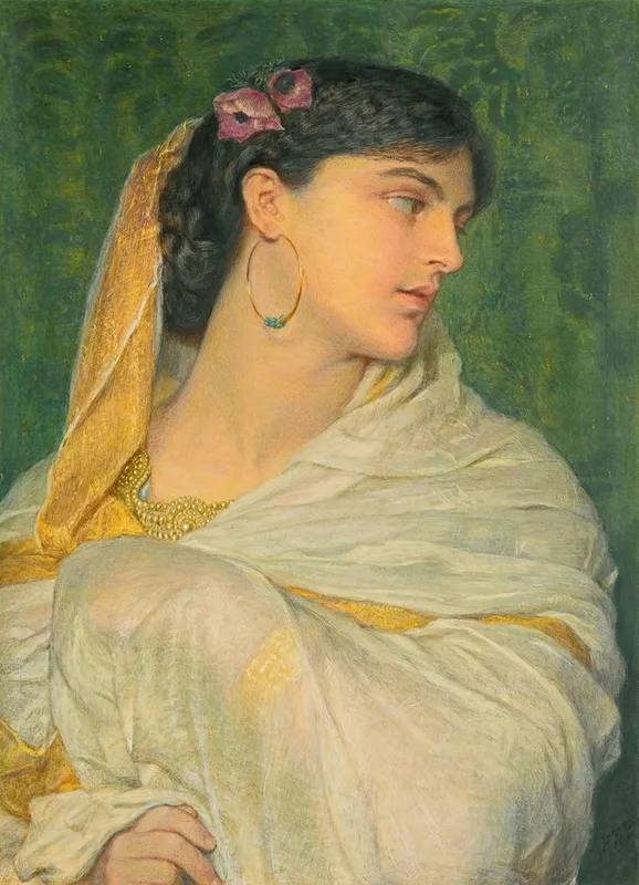 Shireen Wall Art by Frederic William Burton - High-Resolution Digital Print