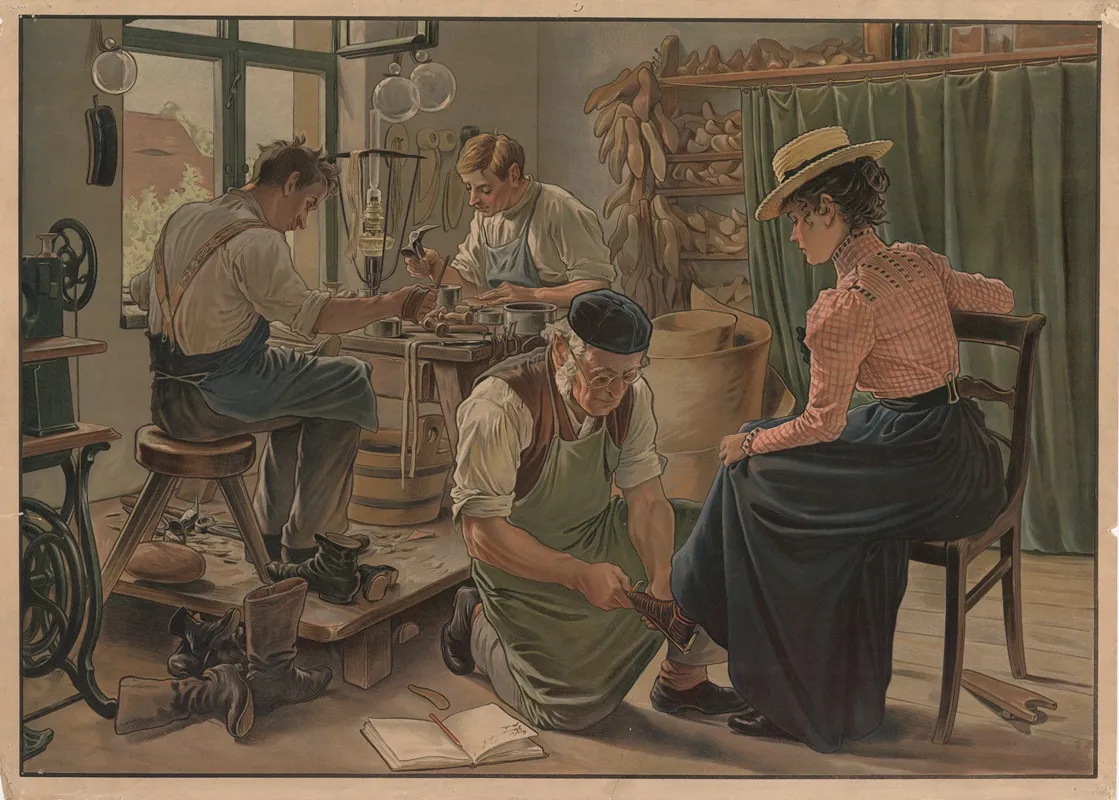 Shoemaker 2 Wall Art by Felix Elssner - High-Resolution Digital Print