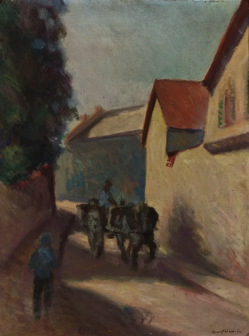 Short Street In Paris Wall Art by Adam Hannytkiewicz - High-Resolution Digital Print