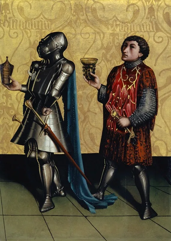 Sibbecai And Benaiah Wall Art by Konrad Witz - High-Resolution Digital Print