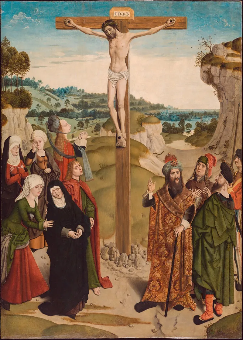 Sibyl Crucifixion Wall Art by Master of the Tiburtine - High-Resolution Digital Print