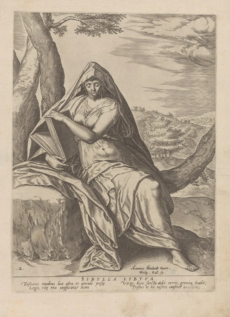 Sibylla Lybica Wall Art by Anthonie Blocklandt Van Montfoort - High-Resolution Digital Print