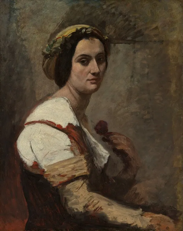 Sibylle 2 Wall Art by Jean-Baptiste-Camille Corot - High-Resolution Digital Print
