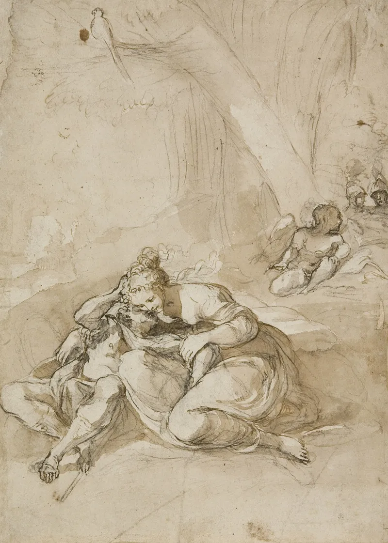 Siddende Profet Wall Art by Giovanni Battista Merano - High-Resolution Digital Print