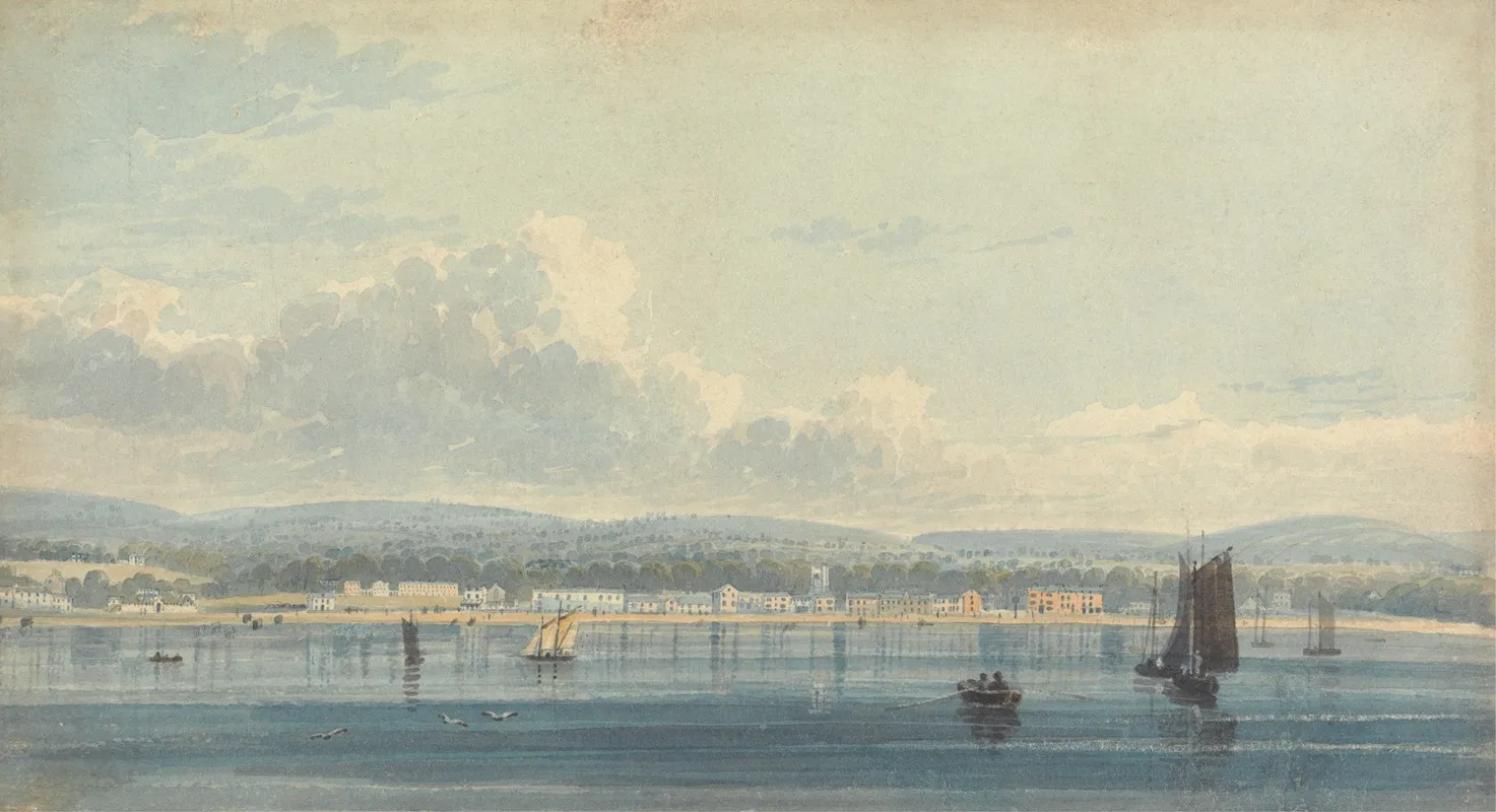 Sidmouth From Offshore
