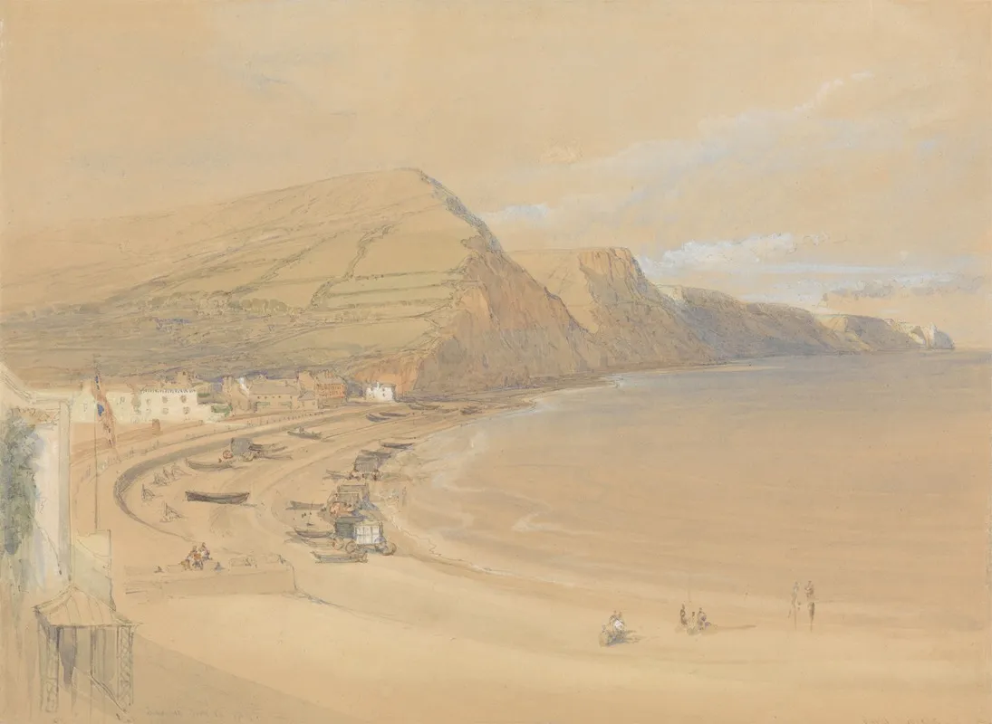 Sidmouth Wall Art by David Roberts - High-Resolution Digital Print