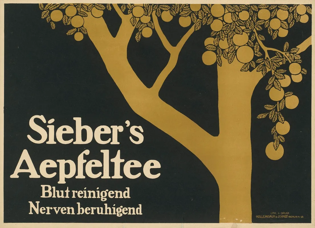 Siebers Apfeltee Blut Reinigend Nerven Beruhigend Wall Art by Hollerbaum & Schmidt - High-Resolution Digital Print