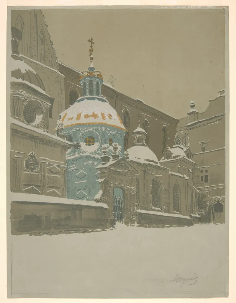 Sigismunds Chapel In The Snow