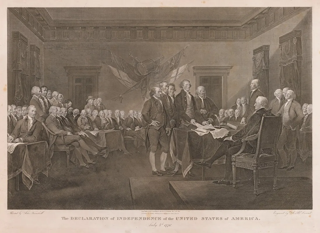 Signing The Declaration Of Independence
