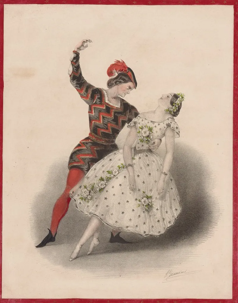 Signor Pugnis Ballet Eoline Ou La Dryade No 2 Mazurka Dextase Wall Art by John Brandard - High-Resolution Digital Print